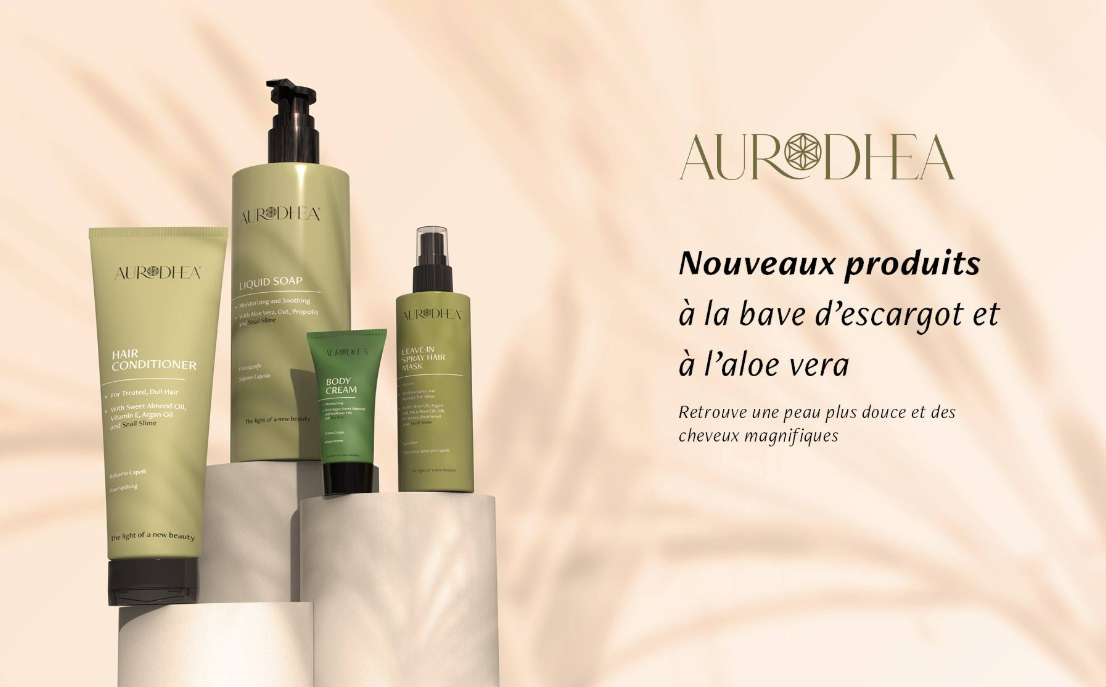 Perfect hair and silky skin with the new Aurodhea products BV13B, BV02B, BV07B, AL09B