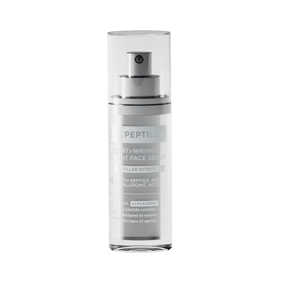 Peptilux - Siero viso antirughe notte "effetto filler" con ALPHADERM™ - 30 ml LUX005