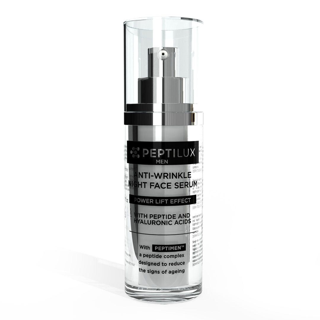 Peptilux Men - Siero antirughe notte per il viso 'power lift effect' con PEPTIMEN™ - 30 ml LUX009