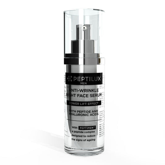 Peptilux Men - Siero antirughe notte per il viso 'power lift effect' con PEPTIMEN™ - 30 ml LUX009