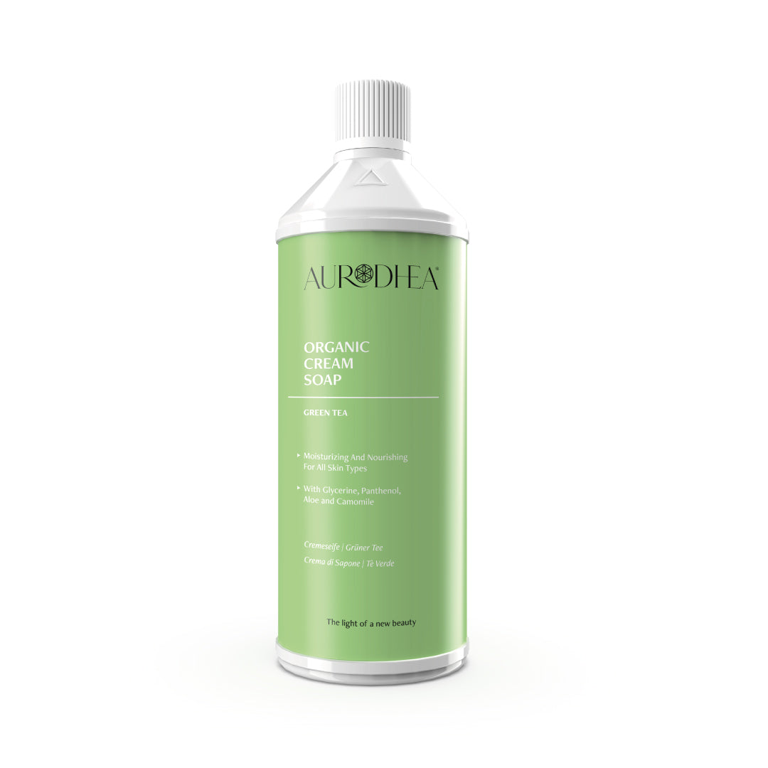 Crème de savon au Thé vert - 1000 ml N° RSP02B