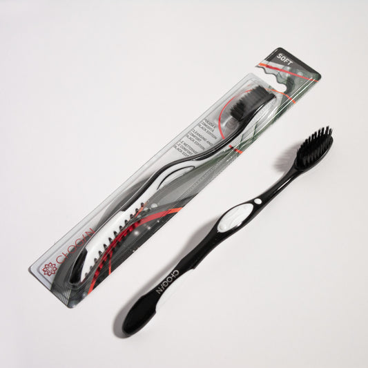 BROSSE À DENTS -SOIES SOUPLES (BLACK EDITION)